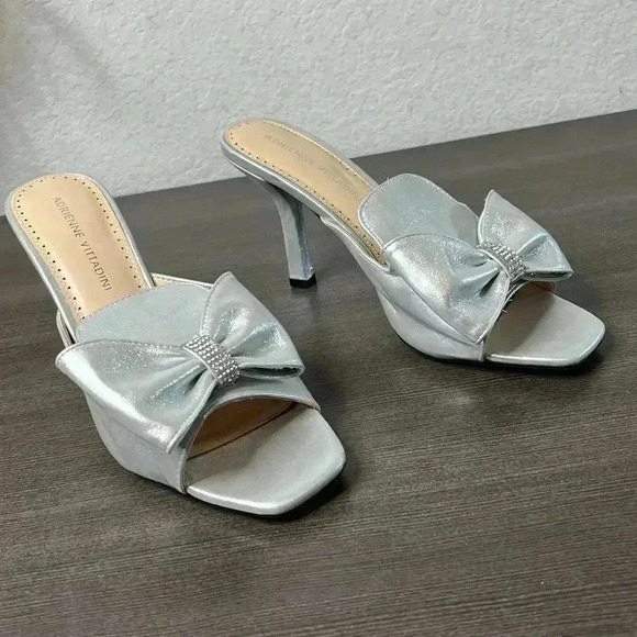 Adrienne Vittadini Gladys Bow Mule Size 9M - Picture 9 of 13